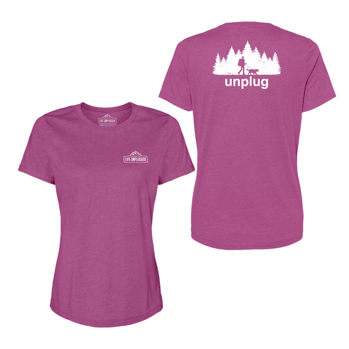 Dog Walks in the Woods Women's T-Shirt