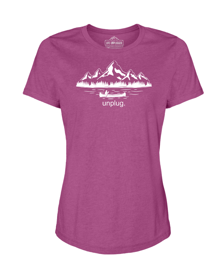 Canoeing in the Mountains Women's T-Shirt