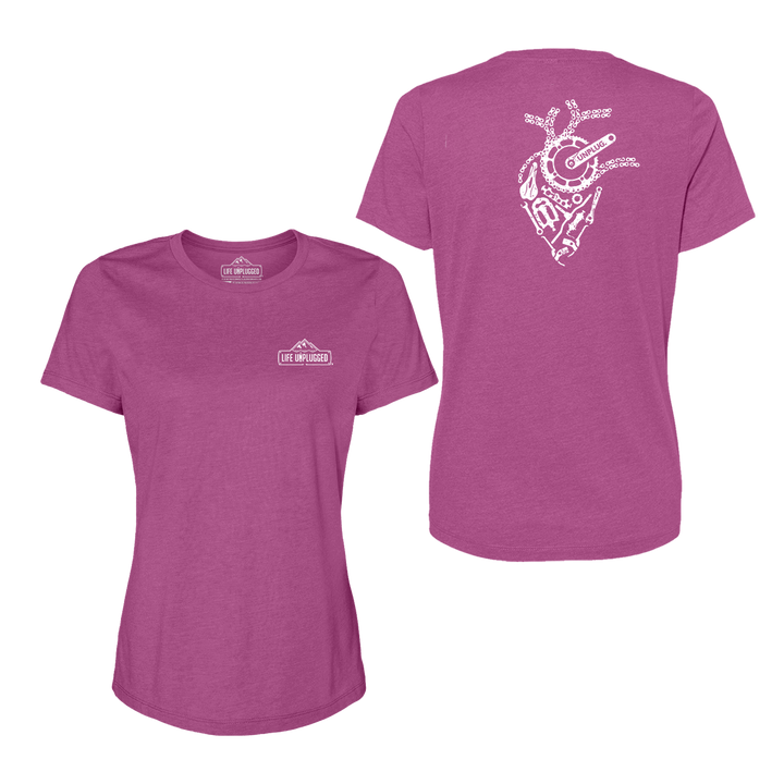 Anatomical Heart (Bicycle Parts) Women's T-Shirt