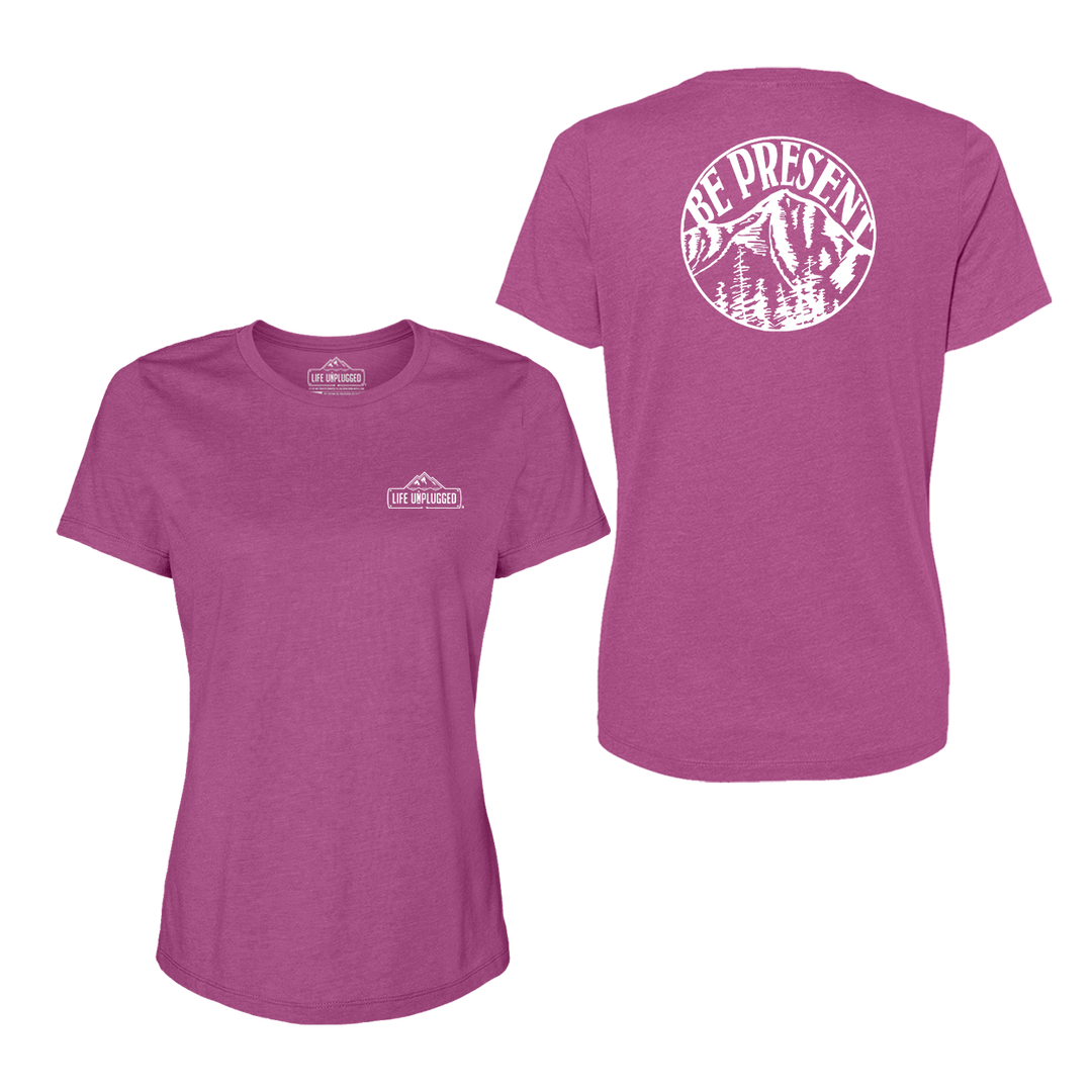 Be Present Mountain Women's T-Shirt