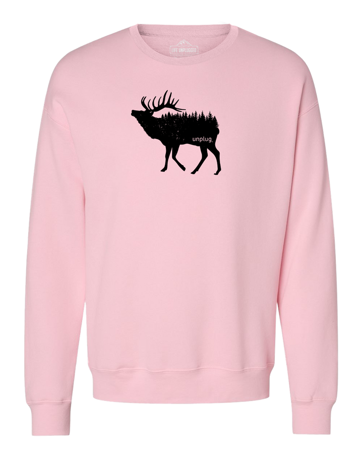 Elk In The Trees Midweight Super Soft Crewneck Sweatshirt