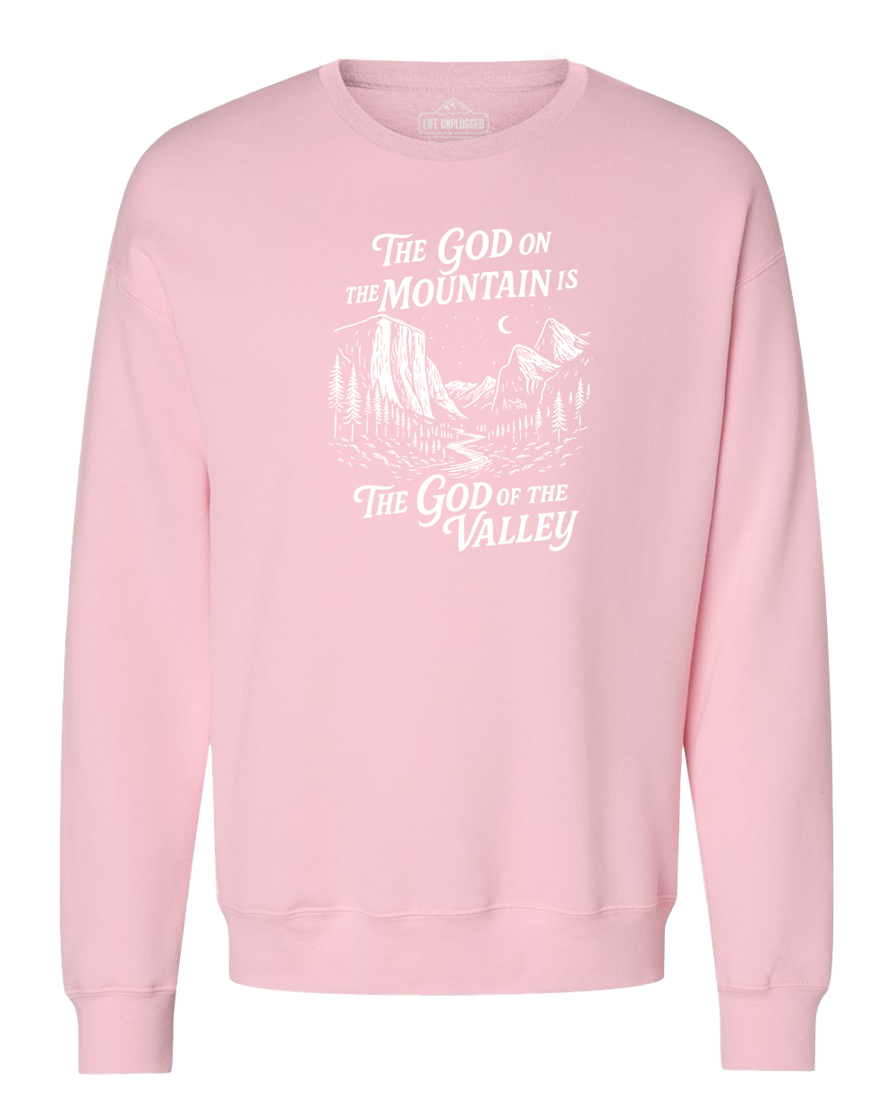 God On The Mountain Midweight Super Soft Crewneck
