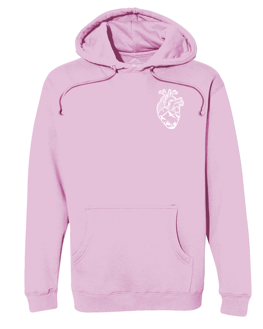 Anatomical Heart (left Chest) Heavyweight Hoodie