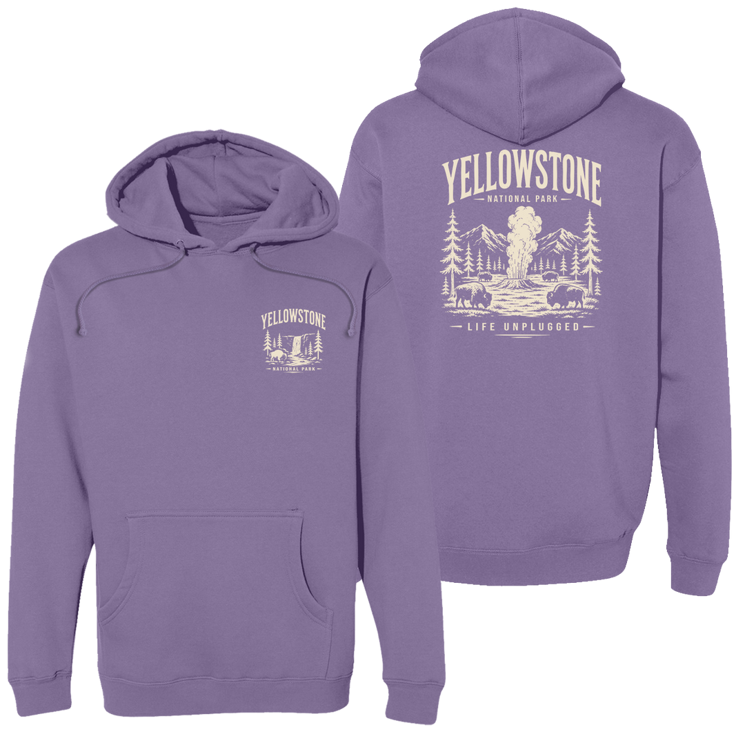 YELLOWSTONE NATIONAL PARK Heavyweight Hoodie