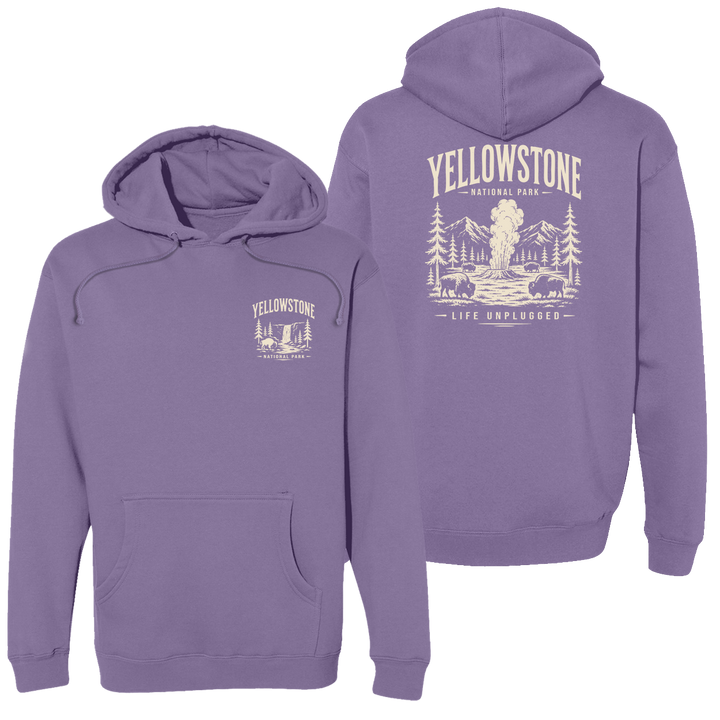 YELLOWSTONE NATIONAL PARK Heavyweight Hoodie