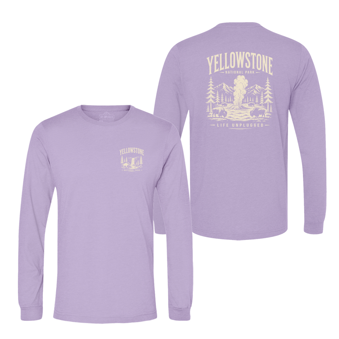 YELLOWSTONE NATIONAL PARK Long Sleeve T-Shirt
