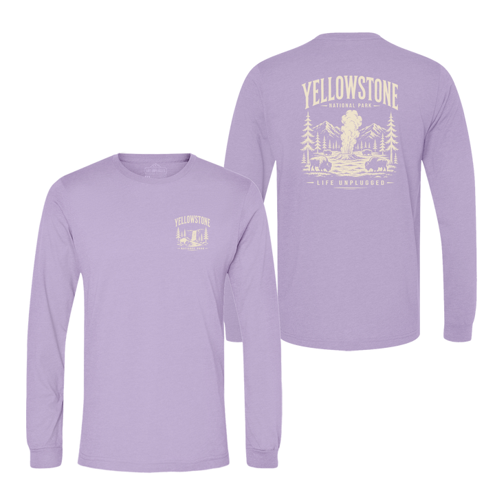 YELLOWSTONE NATIONAL PARK Long Sleeve T-Shirt