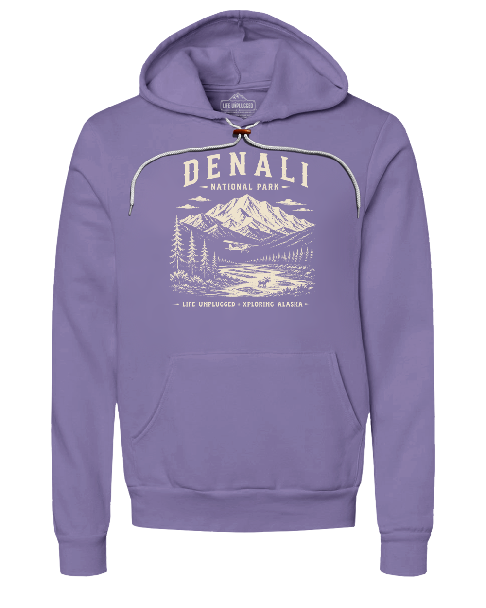 DENALI NATIONAL PARK XPLORING ALASKA Collaboration Super Soft Hoodie