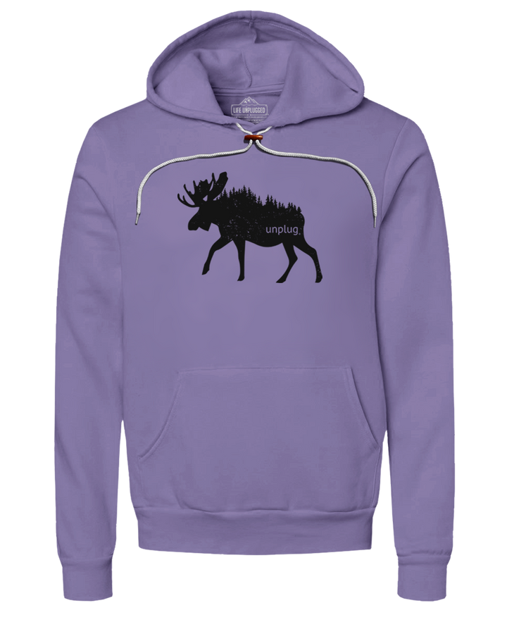 Moose In The Trees Super Soft Hoodie
