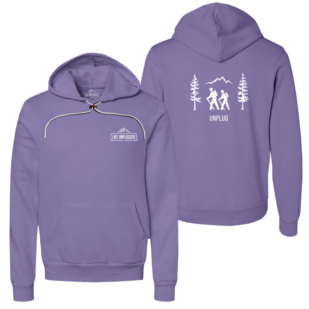 Hiking Scene Super Soft Hoodie