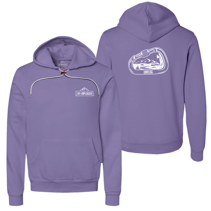 Rock Climbing Mountain Scene Super Soft Hoodie