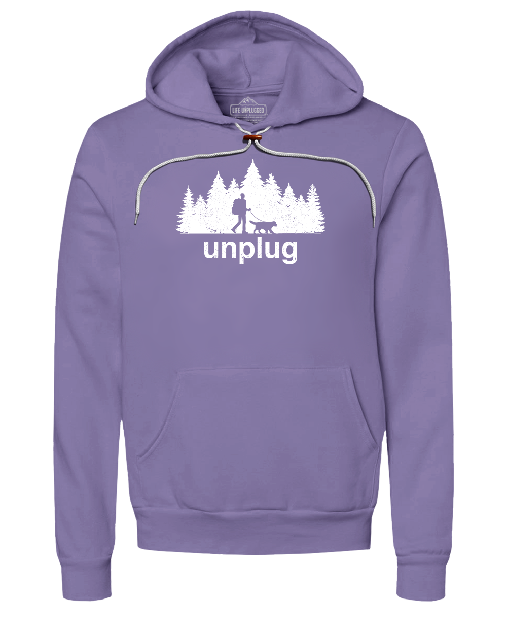 Dog Walks In The Woods Super Soft Hoodie