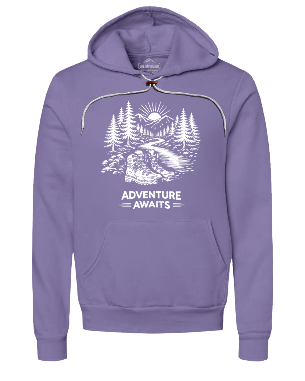 ADVENTURE AWAITS Super Soft Hoodie