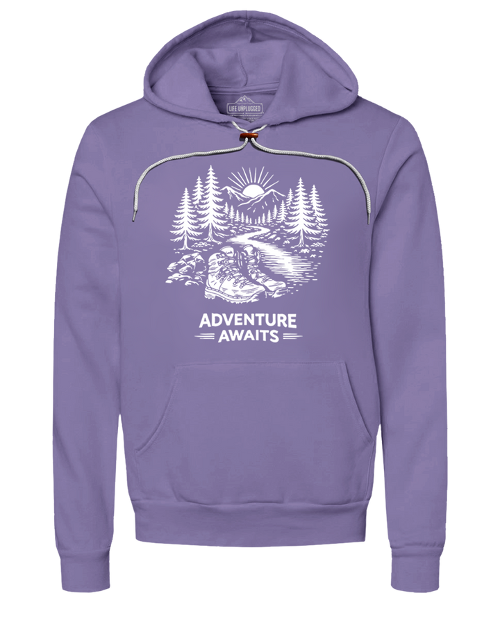 ADVENTURE AWAITS Super Soft Hoodie