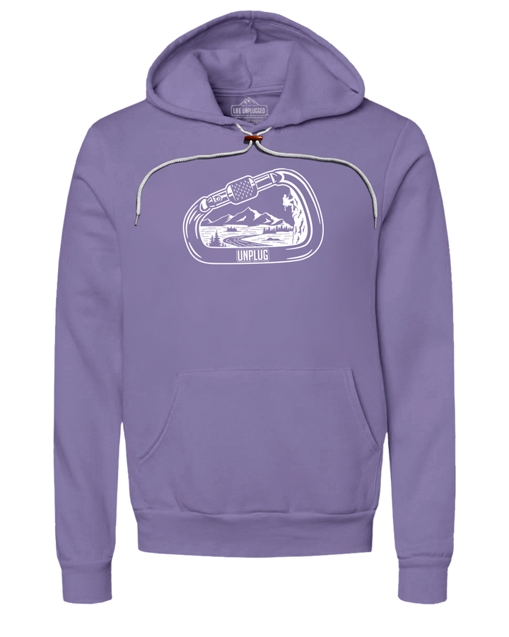 Rock Climbing Mountain Scene Super Soft Hoodie