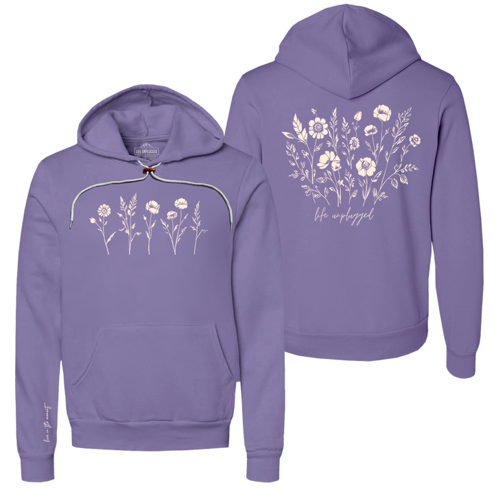 Live in the Moment Wildflower Super Soft Hoodie