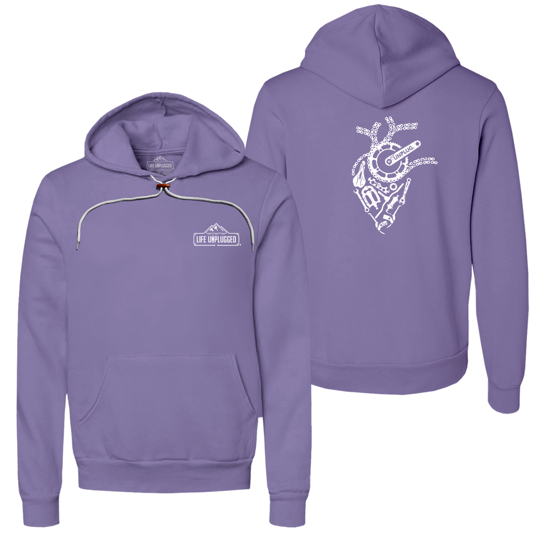 Anatomical Heart (Bicycle Parts) Super Soft Hoodie