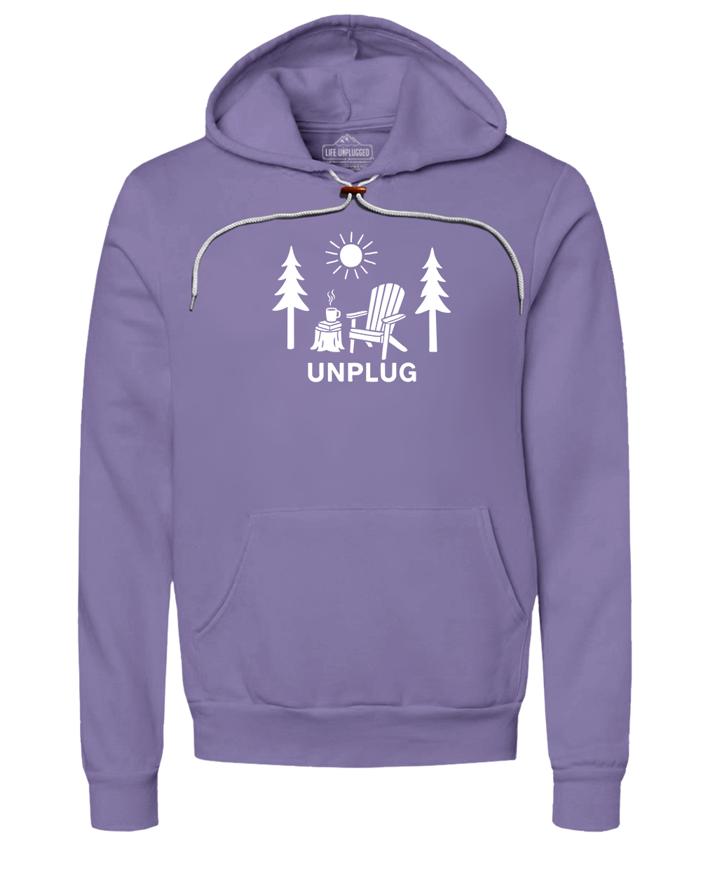 READING IN THE WOODS Super Soft Hoodie