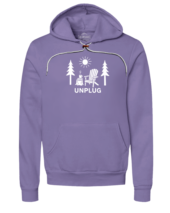 READING IN THE WOODS Super Soft Hoodie