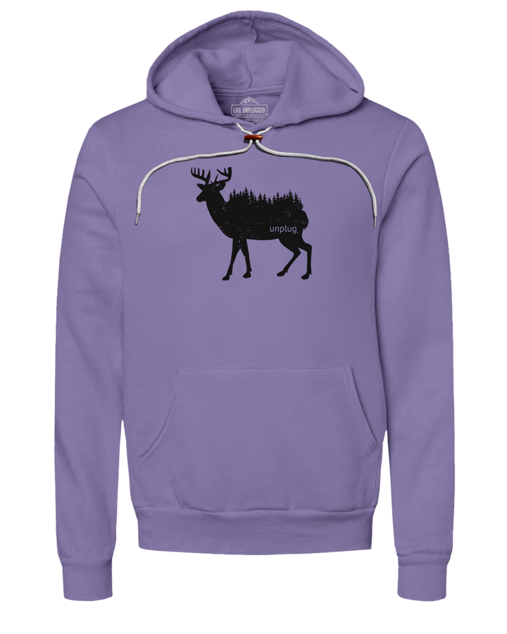 Deer In The Trees Super Soft Hoodie