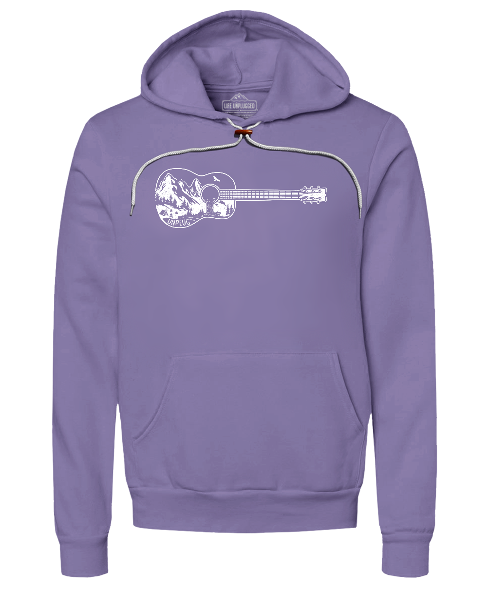 Guitar Mountain Scene Super Soft Hoodie