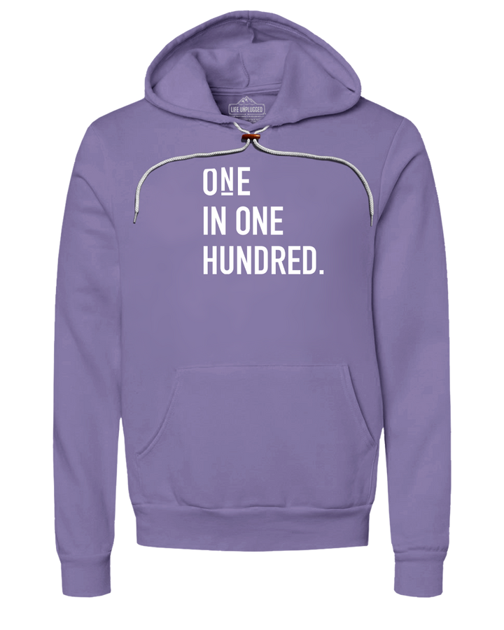 One in One Hundred Stacked Super Soft Hoodie