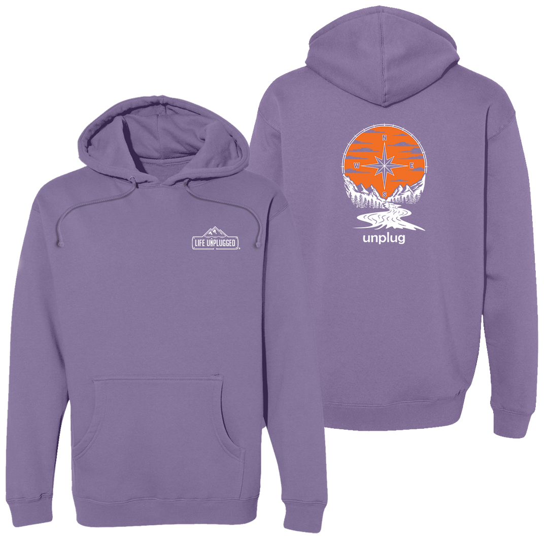 Compass Sunset Heavyweight Hoodie