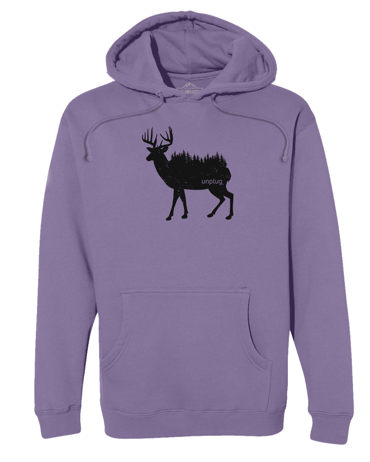 Deer In The Trees Heavyweight Hoodie
