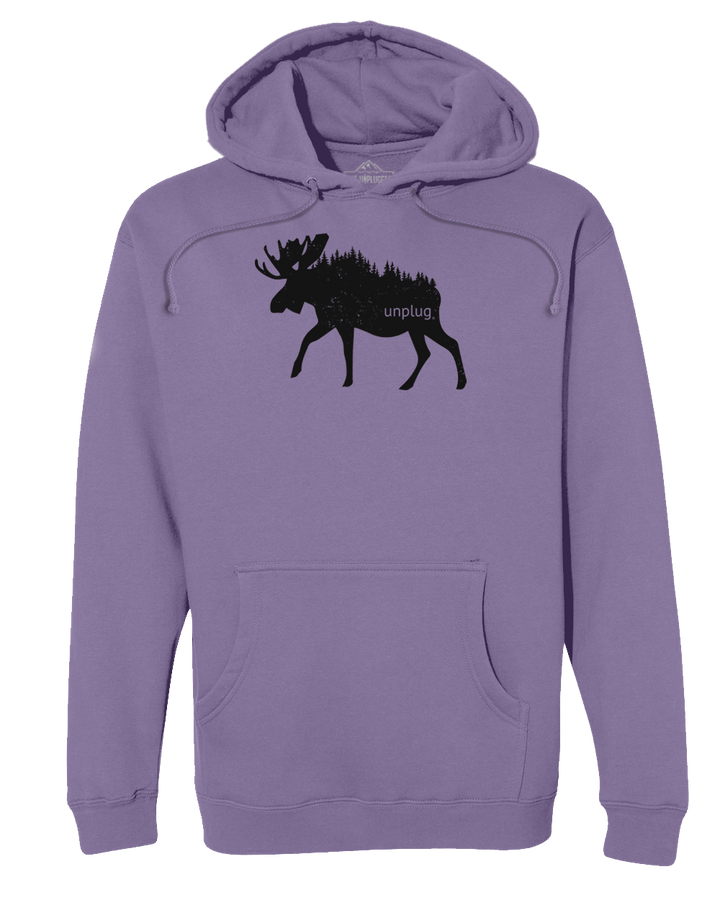 Moose In The Trees Heavyweight Hoodie