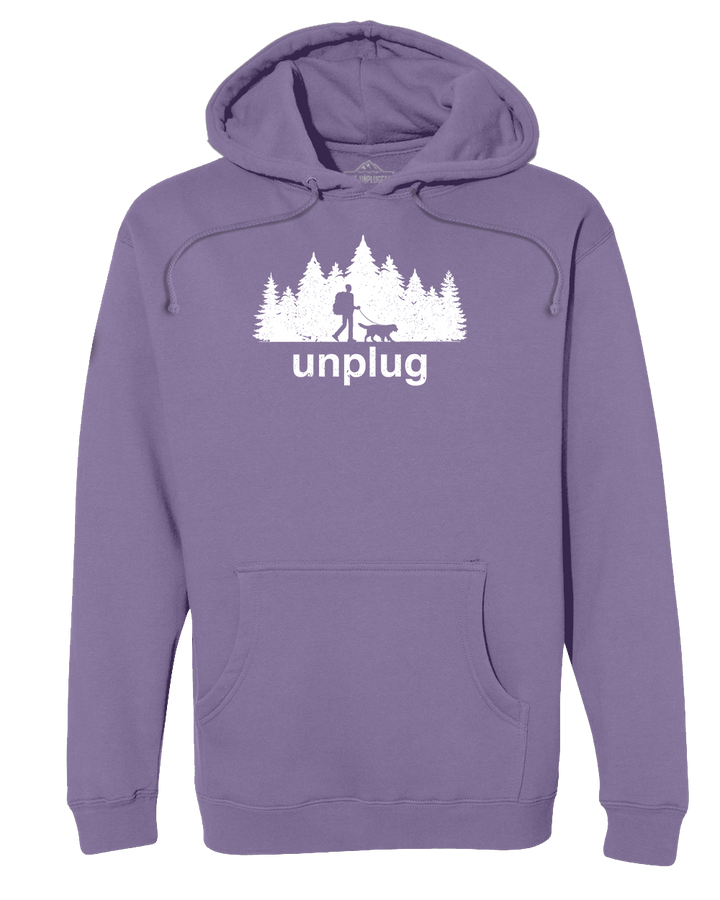 Dog Walks In The Woods Heavyweight Hoodie