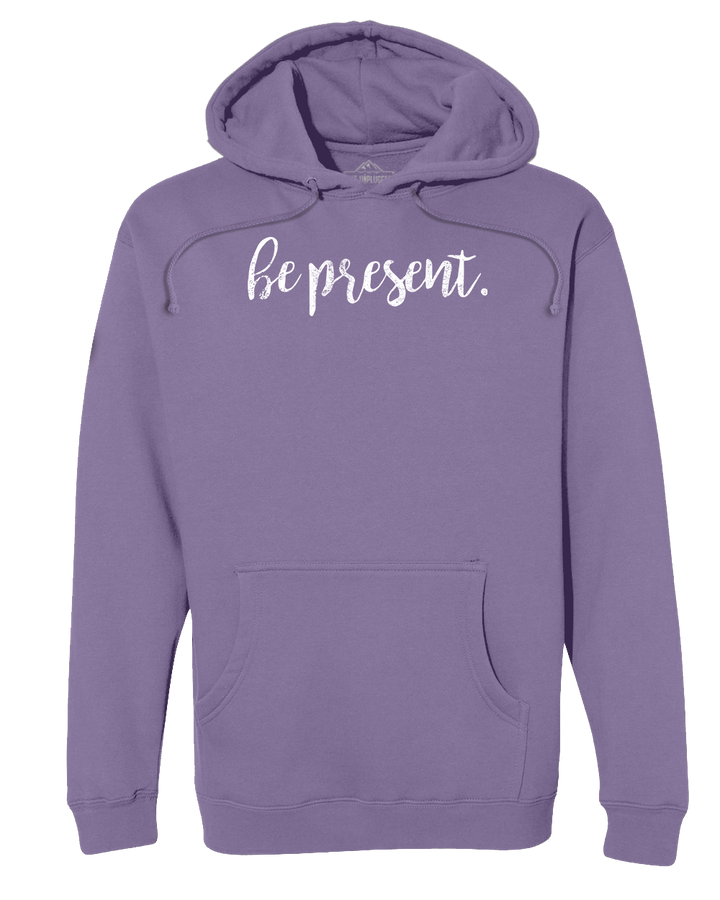 Be Present Cursive Heavyweight Hoodie