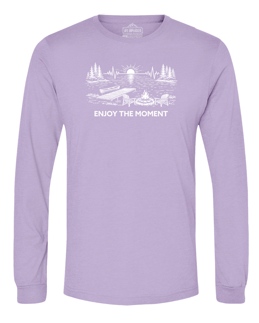 ENJOY THE MOMENT (LAKE SCENE) Long Sleeve T-Shirt