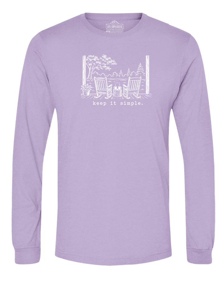 KEEP IT SIMPLE. Long Sleeve T-Shirt