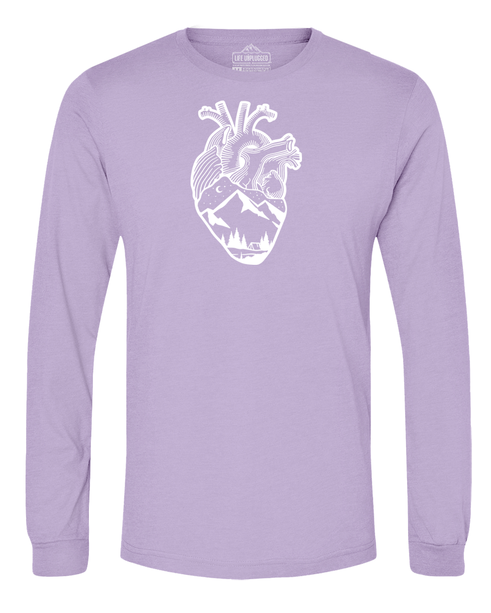 Anatomical Heart (Full Chest) Long Sleeve T-Shirt