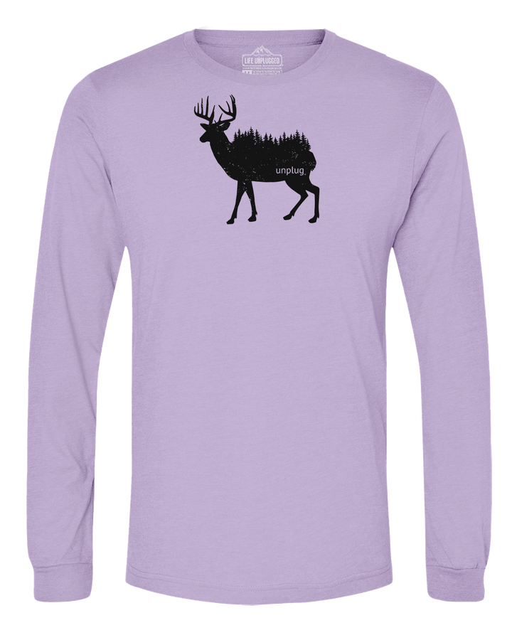 Deer In The Trees Long Sleeve T-Shirt