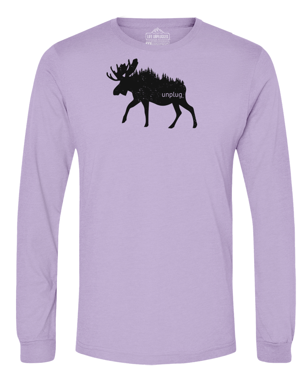 Moose In The Trees Long Sleeve T-Shirt