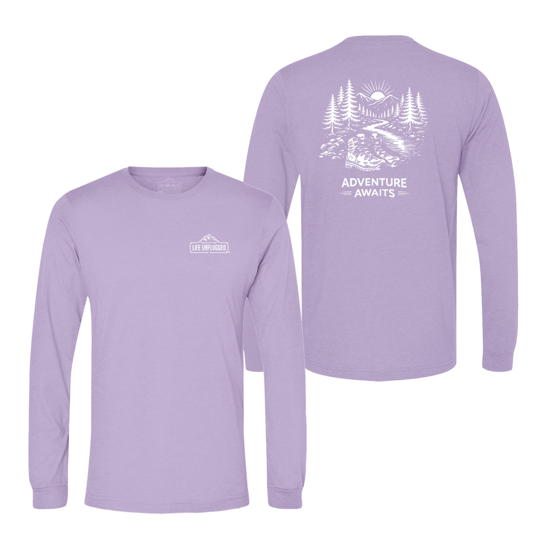 ADVENTURE AWAITS Long Sleeve T-Shirt