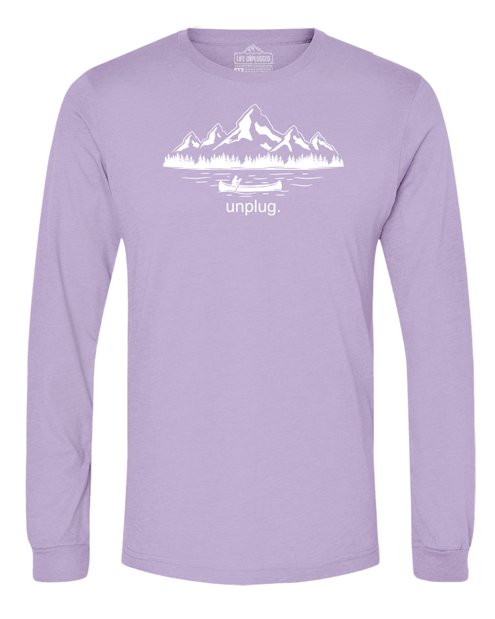 Canoeing in the Mountains Long Sleeve T-Shirt