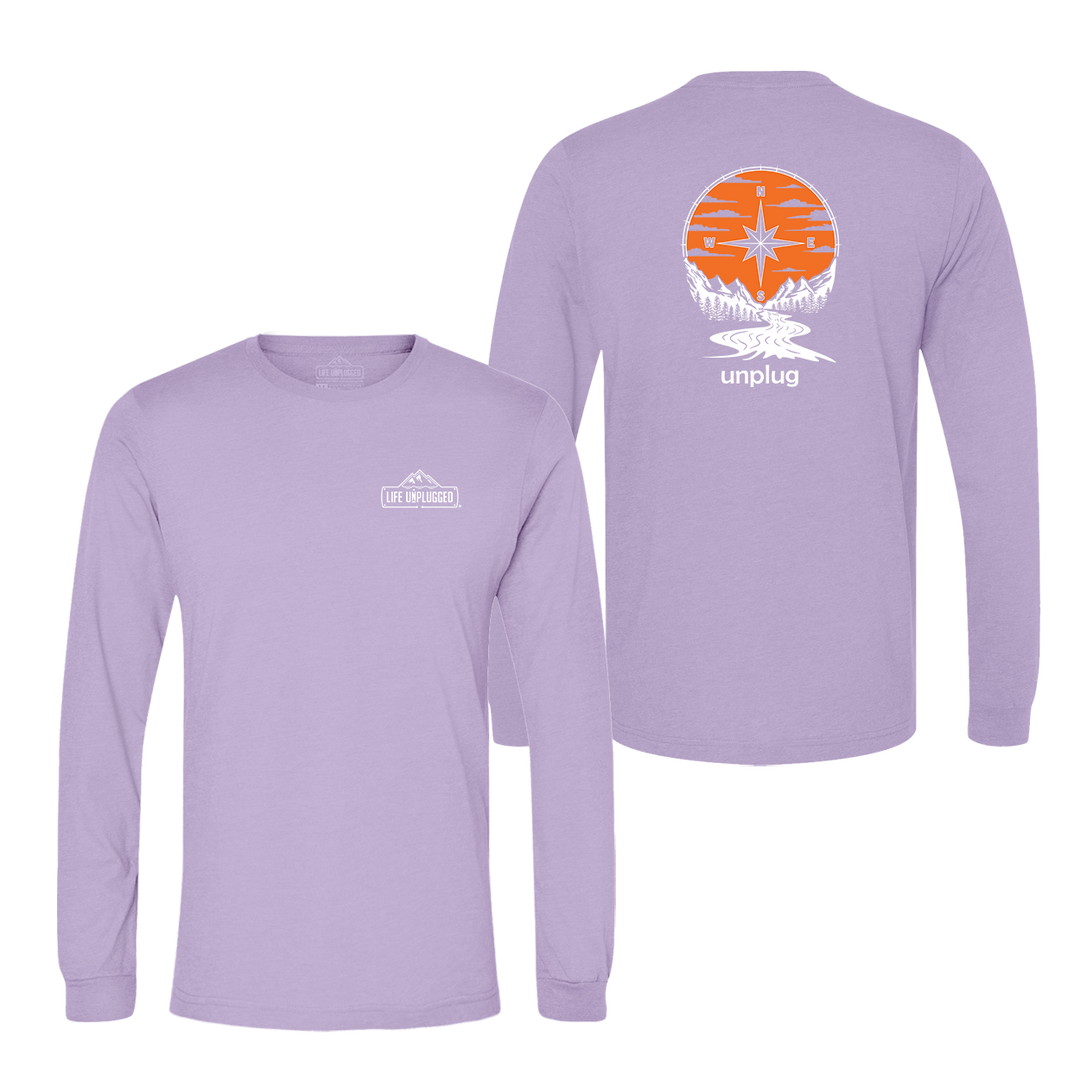 Compass Sunset Long Sleeve T-Shirt