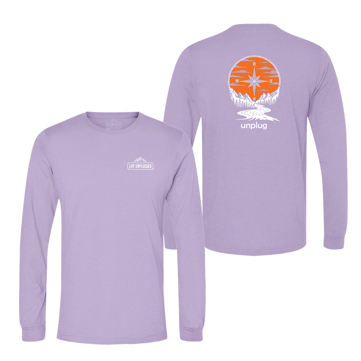 Compass Sunset Long Sleeve T-Shirt
