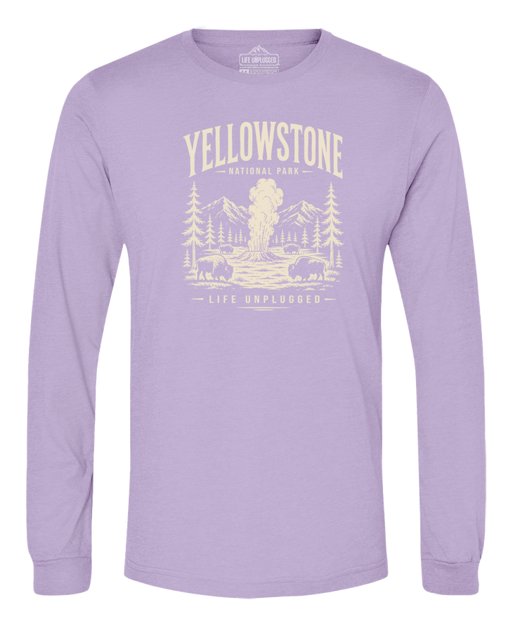 YELLOWSTONE NATIONAL PARK Long Sleeve T-Shirt