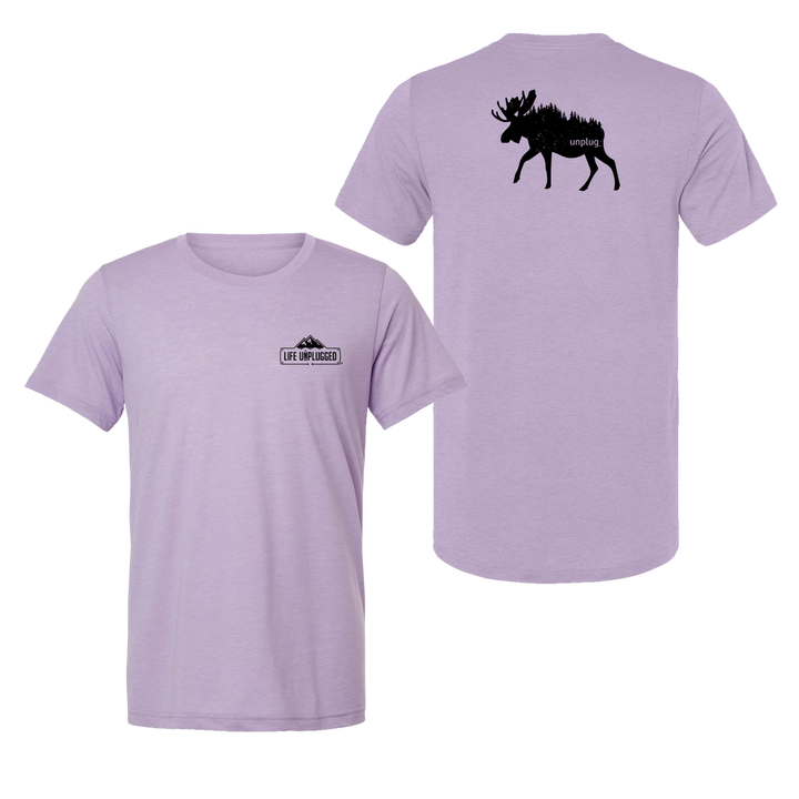 Moose In The Trees Triblend T-Shirt