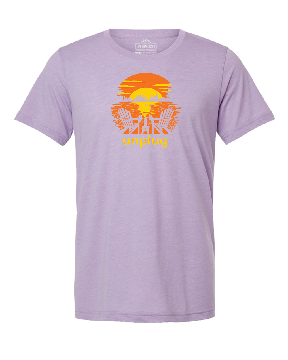 Chairs at Sunset Triblend T-Shirt