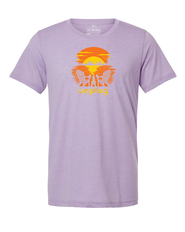 Chairs at Sunset Triblend T-Shirt