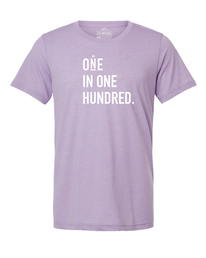 One in One Hundred Stacked Triblend T-Shirt