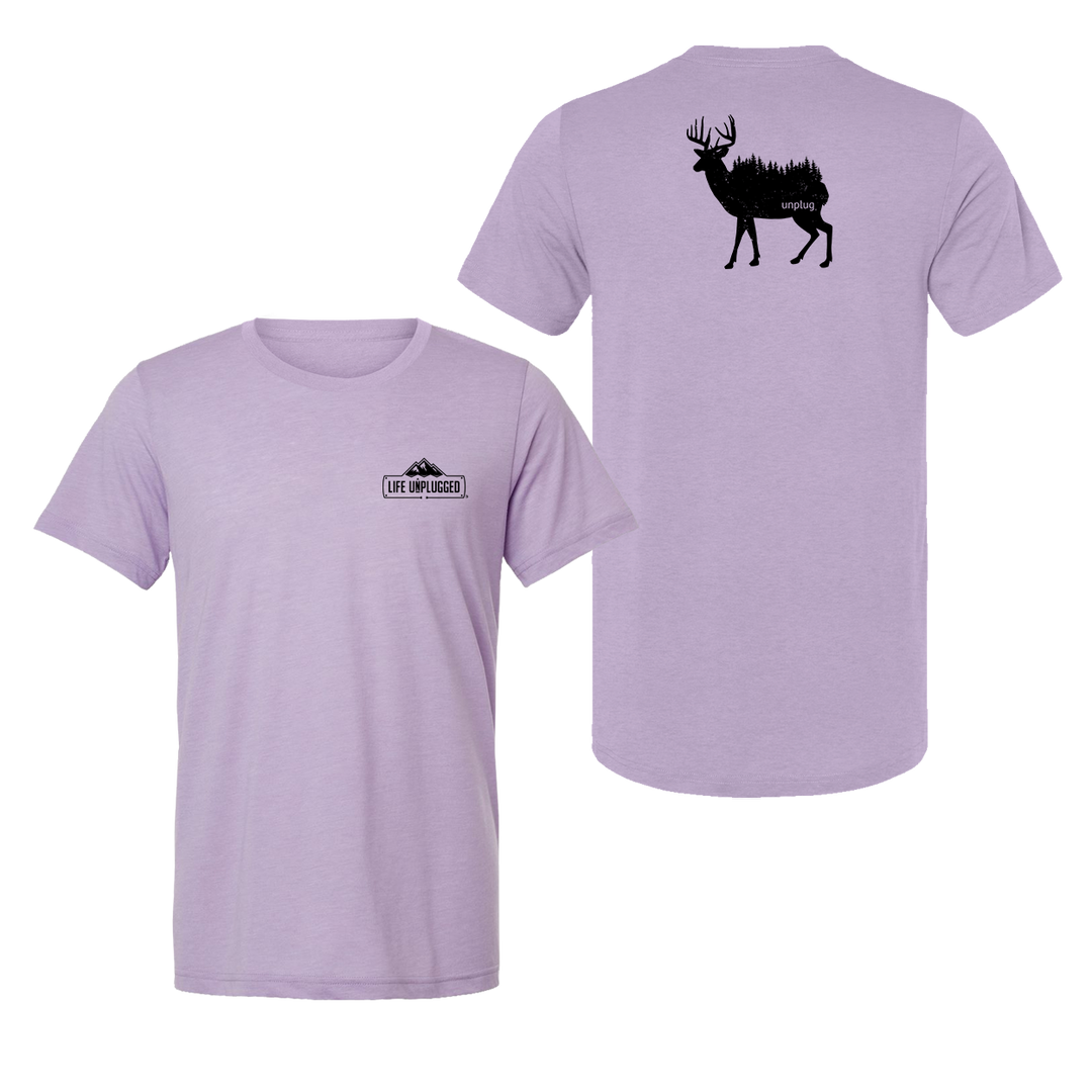 Deer In The Trees Triblend T-Shirt