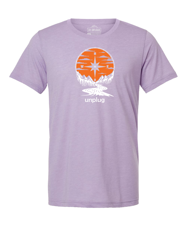 Compass Sunset Triblend T-Shirt