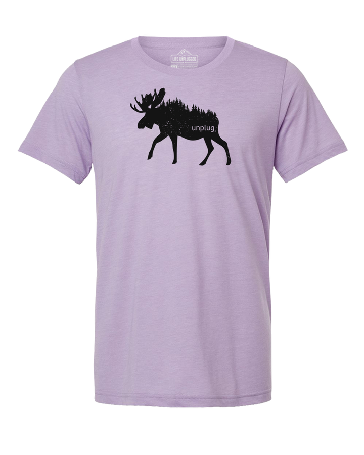 Moose In The Trees Triblend T-Shirt