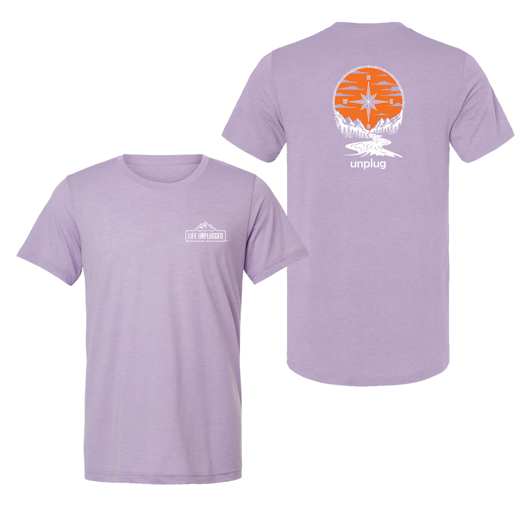 Compass Sunset Triblend T-Shirt