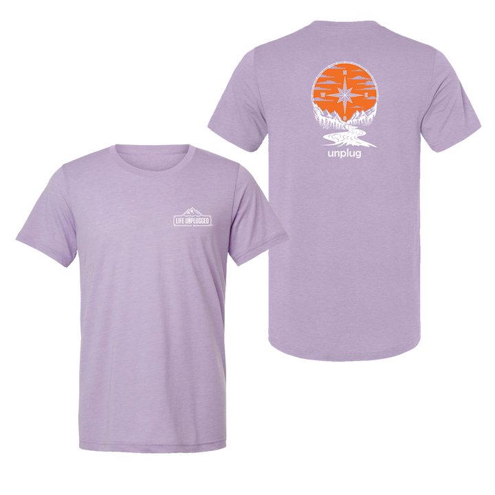 Compass Sunset Triblend T-Shirt